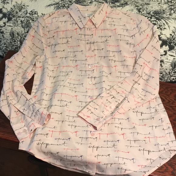 EQUIPMENT SILK BLOUSE PINK - Picture 3 of 10